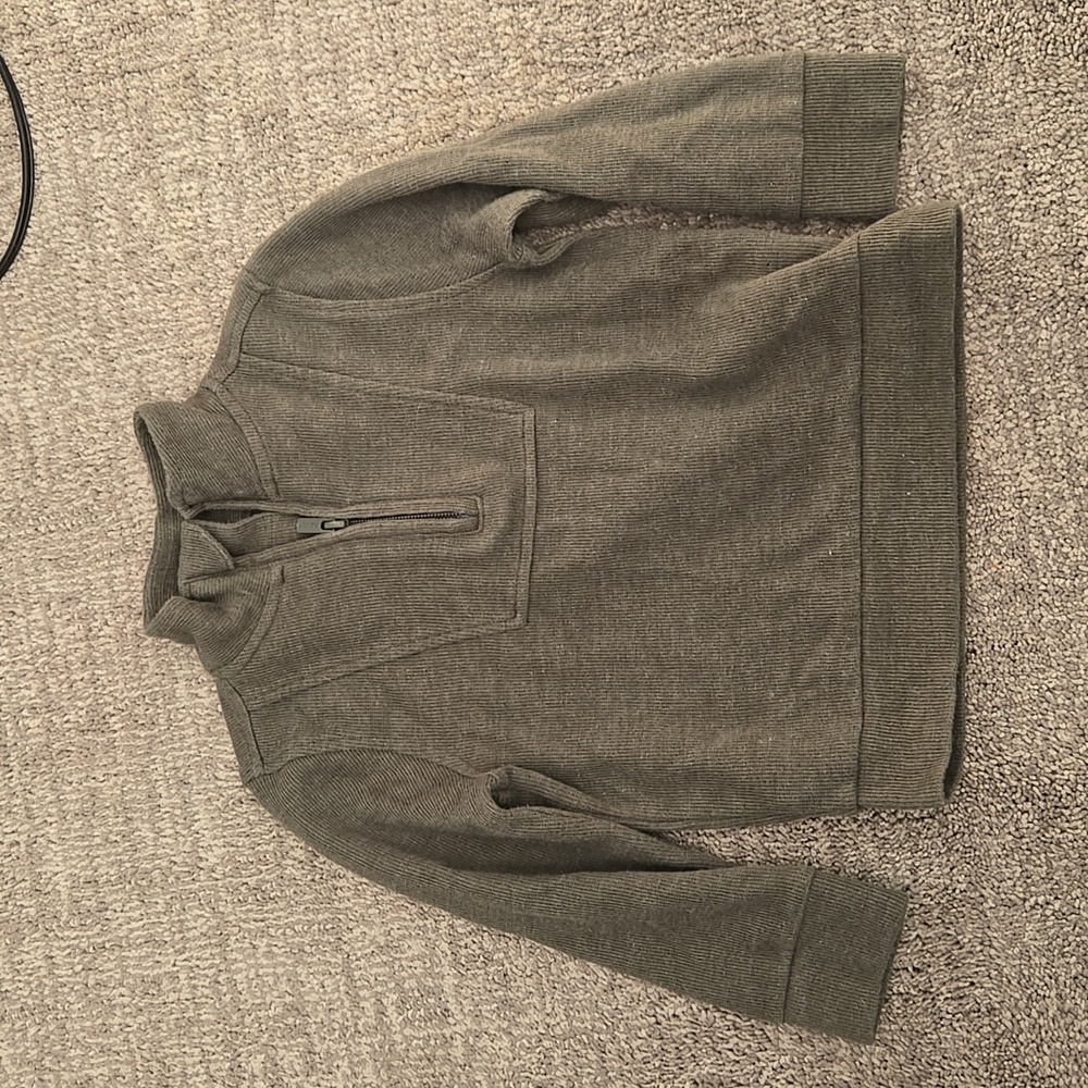 3T Boys Quarter Zip Sweater